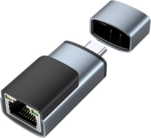 Type C to RJ45 Ethernet Networking Adapters 100 / 1000Mbps Aluminum Converter for Stable Internet Connection USB C to Ethernet Adapters in Kuwait