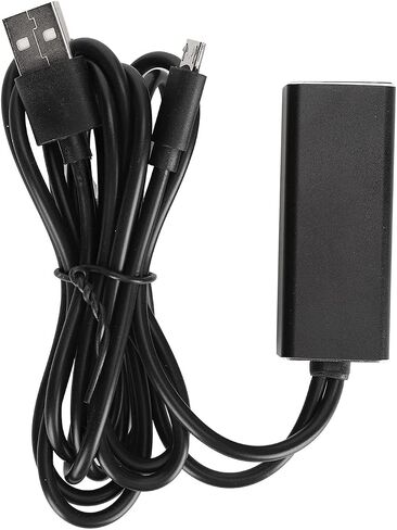 Micro USB to RJ45 Ethernet Adapter, 10/100Mbps Network Adapter for TV Sticks, Plug and Play Wired Internet Connector with External Power for Stable 4K Streaming in Kuwait