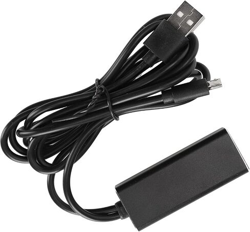 Micro USB to RJ45 Ethernet Adapter, 10/100Mbps Network Adapter for TV Sticks, Plug and Play Wired Internet Connector with External Power for Stable 4K Streaming in Kuwait
