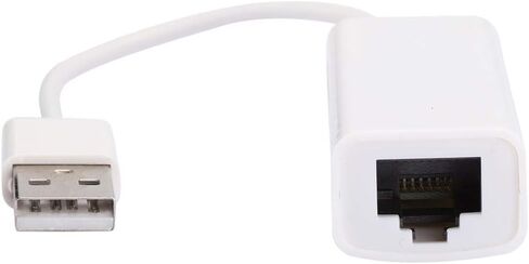 USB to Ethernet Adapter with RTL8152B Chip for HighSpeed Networking At Home White ABS 1 Pack in Kuwait