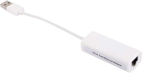 USB to Ethernet Adapter with RTL8152B Chip for HighSpeed Networking At Home White ABS 1 Pack in Kuwait