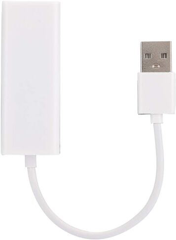 USB to Ethernet Adapter with RTL8152B Chip for HighSpeed Networking At Home White ABS 1 Pack in Kuwait