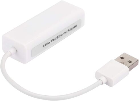 USB to Ethernet Adapter with RTL8152B Chip for HighSpeed Networking At Home White ABS 1 Pack in Kuwait