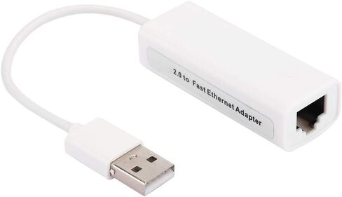 USB to Ethernet Adapter with RTL8152B Chip for HighSpeed Networking At Home White ABS 1 Pack in Kuwait