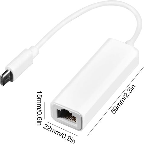 USB Adapter 3.1 Type C to RJ45 100 MBPS Ethernet LAN Adapter for Laptop in Kuwait