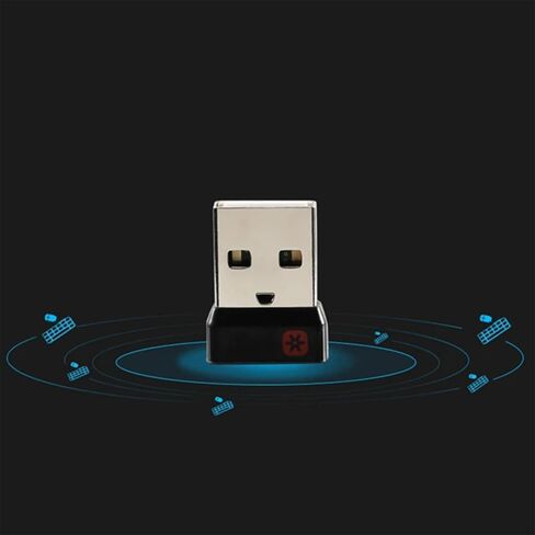 1PC Dongle Receiver Unifying USB Adapter for Keyboard Connecting 6 Device for M905 M325 M585 M705 K400 for Unifying Receiver in Kuwait