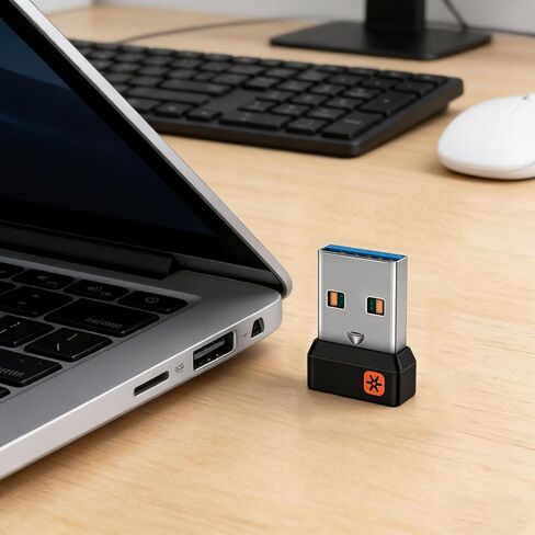 1PC Dongle Receiver Unifying USB Adapter for Keyboard Connecting 6 Device for M905 M325 M585 M705 K400 for Unifying Receiver in Kuwait