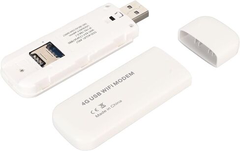 Generic 4G USB WiFi Dongle, Portable Router, Mobile WiFi Hotspot with Micro SIM Card Slot for 10 Devices, High Speed 4G Network Stable Signal in Kuwait