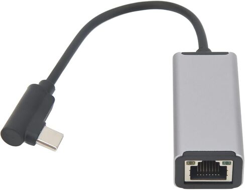 USB C to RJ45 Ethernet Adapter, Type C Ethernet Network Converter, 10Mbps to 100Mbps High Speed Plug and Play Adapter with Aluminum Alloy Shell for Notebook Phone Tablet in Kuwait