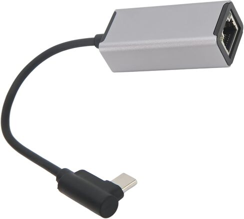 USB C to RJ45 Ethernet Adapter, Type C Ethernet Network Converter, 10Mbps to 100Mbps High Speed Plug and Play Adapter with Aluminum Alloy Shell for Notebook Phone Tablet in Kuwait