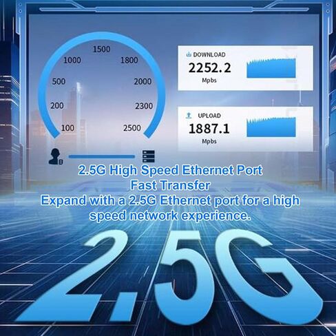 Cuifati 2.5G Network Adapter, Aluminum Alloy USB C to RJ45 Ethernet Converter for Laptop PC - 24/7 Stable Performance, Intelligent Cooling, Plug and Play in Kuwait