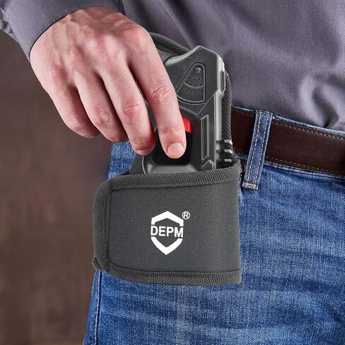 DEPM Heavy Duty Stun Gun with LED Flashlight, 15 Foot Range, 1.80 µC Painful, Rechargeable Self Defence Stun Gun for Man and for Woman, Safety Switch in Kuwait