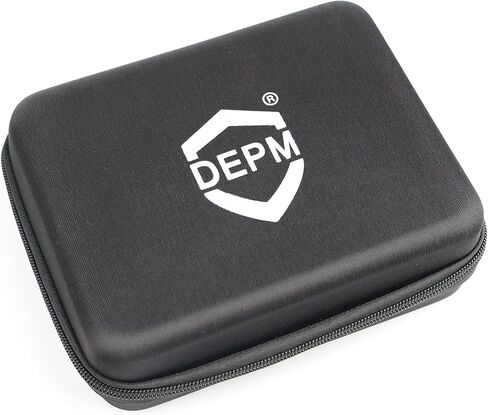 DEPM Heavy Duty Stun Gun with LED Flashlight, 15 Foot Range, 1.80 µC Painful, Rechargeable Self Defence Stun Gun for Man and for Woman, Safety Switch in Kuwait