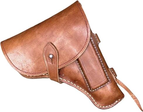 Original Military Surplus Chicom Type 59 Makarov PM MP654K Pistol Leather Holster Vietnam War Vietcong PLA in Kuwait