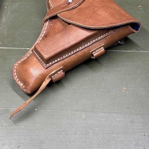 Original Military Surplus Chicom Type 59 Makarov PM MP654K Pistol Leather Holster Vietnam War Vietcong PLA in Kuwait