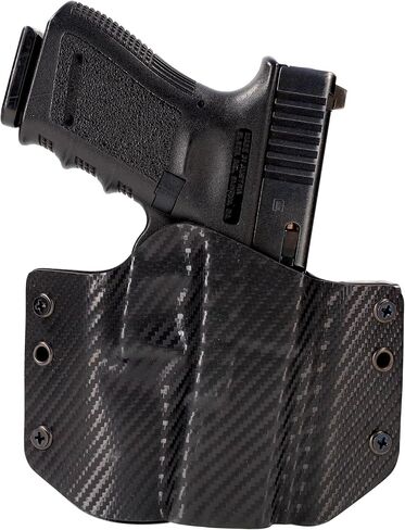 Black Carbon Fiber OWB Holster (Right-Hand, Springfield Echelon) in Kuwait