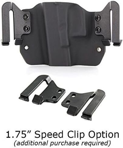 Black Carbon Fiber OWB Holster (Right-Hand, Springfield Echelon) in Kuwait