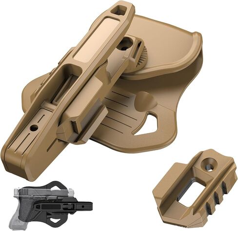 OWB Holster Compatible with G17 P320 M18 M17 Adjustable Cant Everyday Carry Open Carry Outside Waistband Quick Access Holster in Kuwait