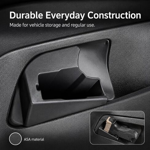 2019-2026 RAM Truck Side Arm Holster, Driver Side Console Mounted Pistol Holder with Magnetic Retention, Low-Profile Vehicle Storage Mount in Kuwait