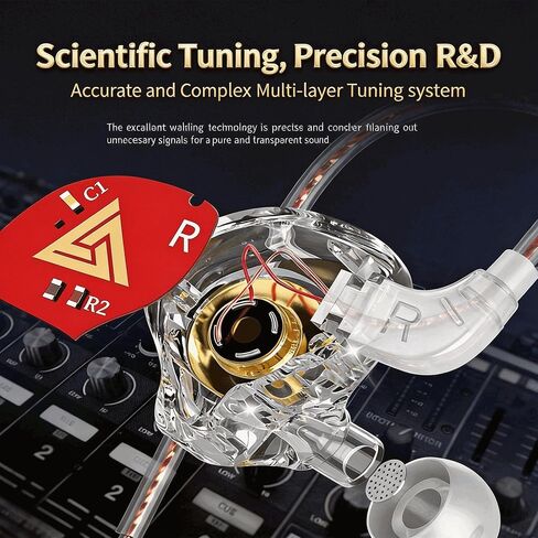 【 Delay Free&9D Surround Sound Quality - 2026 new Model】 Gaming in Ear Noise Cancelling Wired Headphones, Computer Gaming Wired Headphones with Microphone, Used for Sports Running, Hip-hop in Kuwait
