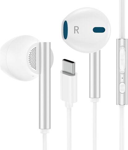 iPhone 16 Headphones Wired, USB C Earbuds for iPhone 16e/16 Pro/16 Pro Max in Kuwait