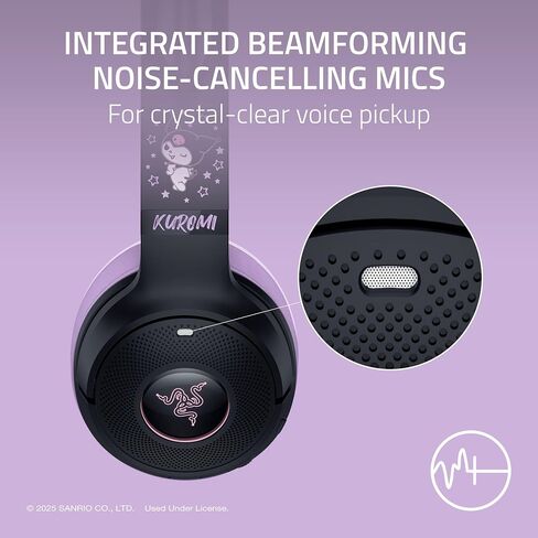 Razer Kraken Kitty V2 BT Wireless RGB Headset: Chroma RGB - Bluetooth 5.2-40 mm Drivers - Noise-Cancelling Mics - Lightweight - 40 Hr Battery w/Type C Charging - (Renewed) in Kuwait
