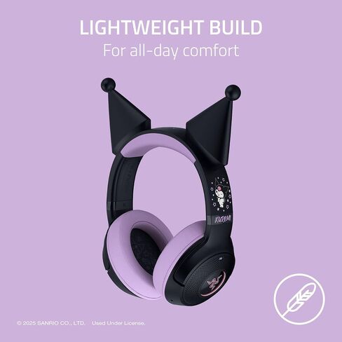 Razer Kraken Kitty V2 BT Wireless RGB Headset: Chroma RGB - Bluetooth 5.2-40 mm Drivers - Noise-Cancelling Mics - Lightweight - 40 Hr Battery w/Type C Charging - (Renewed) in Kuwait