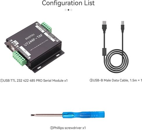 Wukong Ind. Isolated USB to TTL/232/422/485 9-in-1 Serial Converter in Kuwait