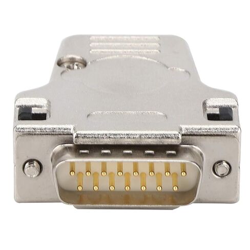 Fabater D Sub Serial Connector, 15 Pin Male Metal Shell with Fire Zinc in Kuwait