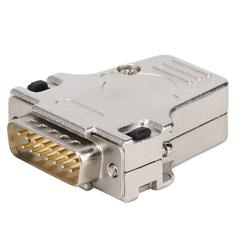 Fabater D Sub Serial Connector, 15 Pin Male Metal Shell with Fire Zinc in Kuwait