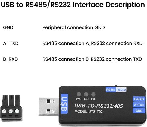 Mingzhe USB to 485 232 Converter Versatile Industrial Adapter for Half in Kuwait