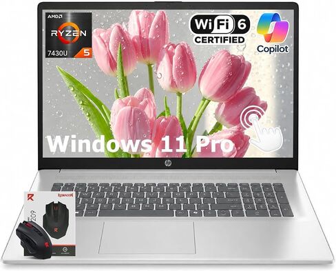 HP 17 Inch Touchscreen Laptop, AMD Ryzen 5 7430U, 32GB RAM 1TB SSD in Kuwait