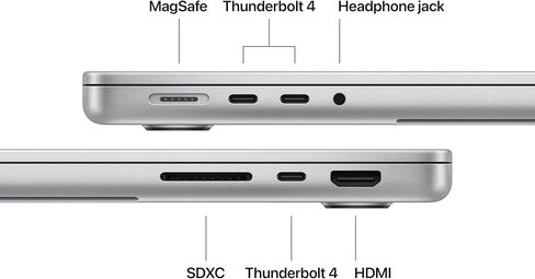 Apple MacBook Pro Laptop with M5 Max, 18‑core CPU, 40‑core GPU: Standard 14.2-inch Display, 64GB Unified Memory, 2TB SSD Storage; Silver in Kuwait