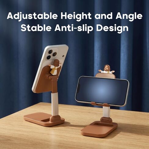 Phone Stands, Little Jesus Statue Adjustable Height and Angle Porta Celular para Cell Base, Sostenedor de Soporte in Kuwait