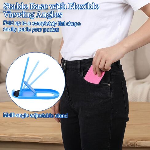 6Pcs Cell Phone Stand for Desk, Foldable Phone Stands in Kuwait