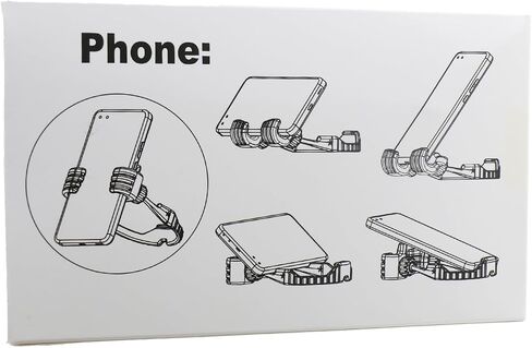 Thumbs Up Phone Holder, Lazy Stand for iPhone iPad, Black Red Mobile Grip, Cute Birthday Gifts for Kids Men Women Wife in Kuwait