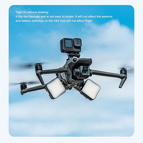 Extension Mount Bracket Kit 3, Multifunctional Camera Holder with 1/4in Screw Adapter for Action Cam & Light, Stable ABS Clamp Accessory in Kuwait