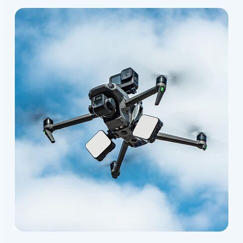 Extension Mount Bracket Kit 3, Multifunctional Camera Holder with 1/4in Screw Adapter for Action Cam & Light, Stable ABS Clamp Accessory in Kuwait