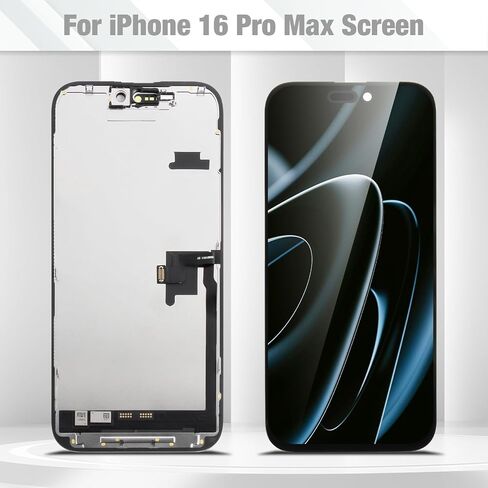for iPhone 16 Pro Max Screen Replacement, Black,Incell in Kuwait