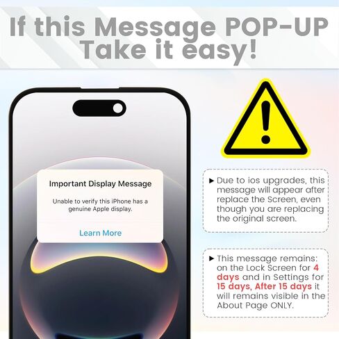 for iPhone 16 Pro Max Screen Replacement, Black,Incell in Kuwait