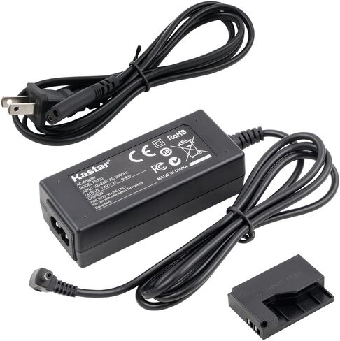 Kastar Pro AC Power Adapter ACK-E15 ACKE15 and DR-E12 DC Coupler Kit for Canon EOS Rebel SL1 / 100D DSLR Cameras in Kuwait