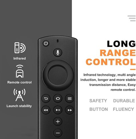 Replacement Voice Remote Control fit for Fire Smart TVs(3rd Gen),TV Stick(Lite,4K,2nd Gen),TVs Cube(1st Ge/2nd Gen) in Kuwait