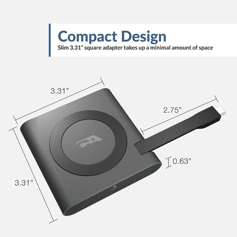 Cyber Acoustics DS-1500 USB-C Port Replicator with Built-in Qi Charging in Kuwait