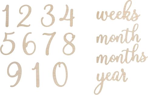 Pearhead Acrylic Monthly Milestone Photo Cards, Months 1-12, Pink in Kuwait