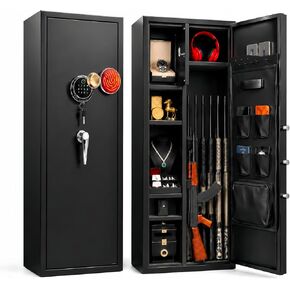 PRESTELION Gun Safe for Rifles and Pistols, 18-20 Rifles Safe in Kuwait