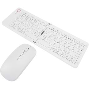 Diydeg Wireless Keyboard Mouse Combo, Foldable 67 Keys Silent (White) in Kuwait