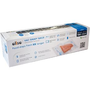 Oliso Pro VAC-SNAP Bags for Oliso Vacuum Sealers, Large, 1 Gallon, 10 Bags in Saudi Arabia