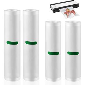 4 Pack Vacuum Sealer Rolls Compatible with FoodSaver vacuum sealers in Saudi Arabia