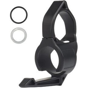 1" Tactical Flashlight Ring Holder with Pocket Clip for Airsoft Paintball Hunting Gear Accessories (Black) in Kuwait