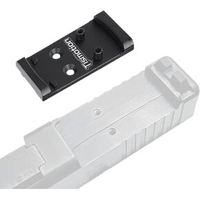 Red Dot Mounting Plate Compatible with Glock 17 19 MOS Slide Cut in Kuwait